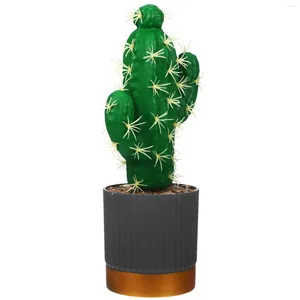 Fleurs décoratives faux Cactus pot de fleurs bricolage décor artificiel plantes de Cactus succulentes décoration