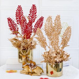 Decoratieve bloemen nep fruittak feestelijk geen water gevende creatieve vitaliteit kunstmatige plant voor woonkamer