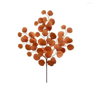 Decoratieve bloemen Fake Leaf Eco-vriendelijke lichtgewicht Duidelijke textuurindeling Rekwisieten Fantasie Eucalyptus Artificial Plant voor kantoor