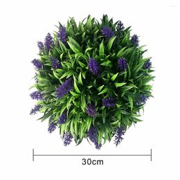 Decoratieve bloemen nep-plant bal lavendel vormsnoei hangende mand woondecoratie restaurant bruiloft handwerk 1pc 20cm 25cm 30cm