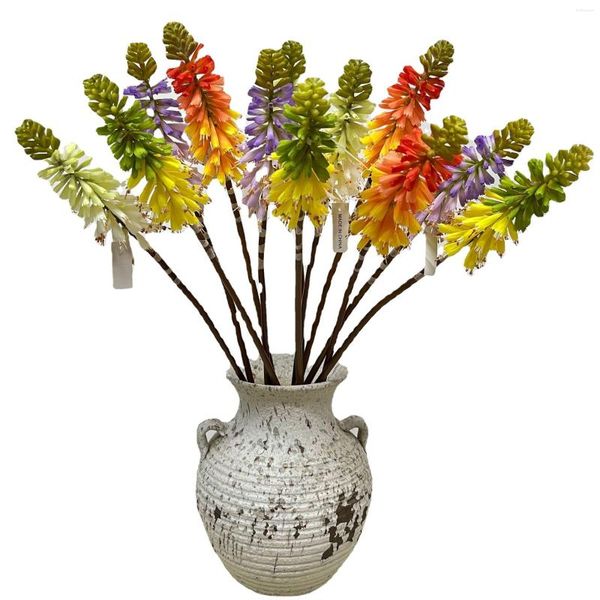 Fleurs décoratives fausses jacinthe en plastique branche de fleur artificielle décor de fête de mariage maison jardin bureau Table décoration