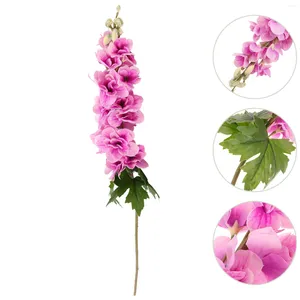 Decoratieve bloemen Nep Violet Bruiloft Kerstdecoratie Kunstmatige Plastic Bloem Pography Prop Paars Voor Wordt geleverd