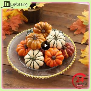 Fleurs décoratives Family Party Decoration Props Multifonctional Process Pumpkin Model 8 Options Tendance artisanale hautement évaluée