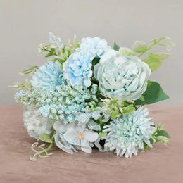 Flores decorativas elegantes bouquet llamativo