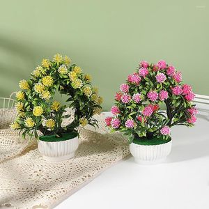 Decoratieve Bloemen Mode Plastic Simulatie Bonsai Groene Bladeren Creëer Vitaliteit Eettafel Kunstmatige Kleine Tomatenornament