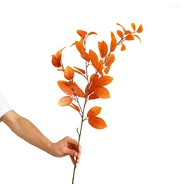 Fleurs décoratives Faux fausse plante artificielle sans décoloration Simulation de fleur d'eucalyptus bricolage plantes accessoires de photographie mariage maison jardin décor