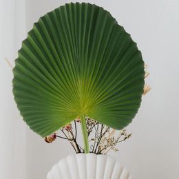 Fleurs décoratives Faux Plantes Artificielles Palme de feuille de tournesol décor de la jungle de tournesol fausse verdure