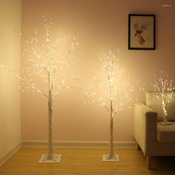 Fleurs décoratives lumières du festival LED accessoires d'arbre de Noël suspendues lampes accessoires paysage en plastique