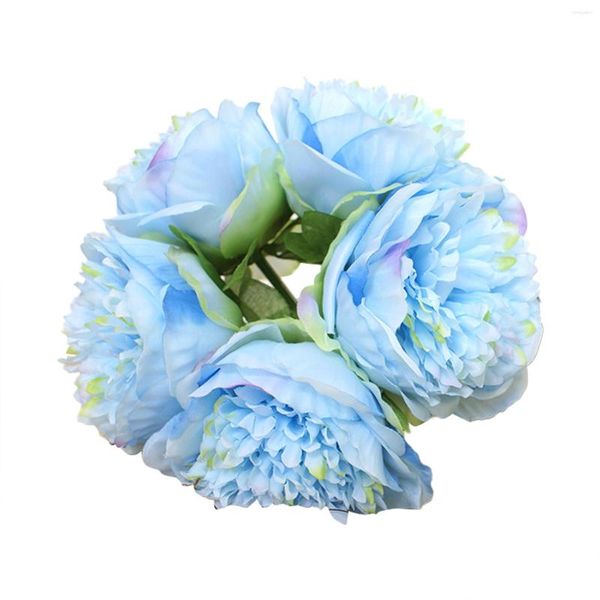 Fleurs décoratives lettres de pivoine à cinq têtes mettre un tas d'accessoires de mariage à la maison Studio tir papier Bouquet de fleurs
