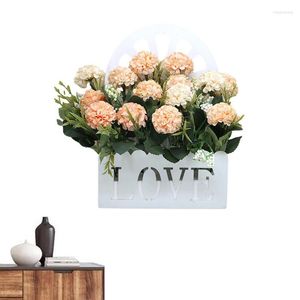 Decoratieve bloemen Bloemstuk Simulatie Hangend met mand Thuis Muur Tafel Centrum Decor Bloempot Kunstwerk Decoraties