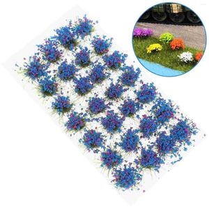 Decoratieve bloemen Bloemgras Model Statische Tufts Miniature Cluster landschap Zandtafel Fake Diy Artificial Decoration Railway Gardens Fairy