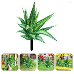 Decoratieve Bloemen Tuin Inserts Yard Stakes Gazon Versiering Acryl Teken Ingevoegd Ornament