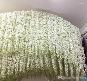 Fleurs décoratives idées de mariage glamour élégant artificiels de fleur de soie glystiles vigne décorations 3Frques par pièce haute quantité long 72 cm