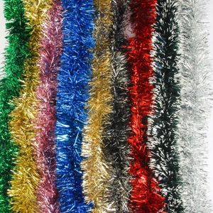 Decoratieve Bloemen Glitter Kleurrijke Tinsel Tassel Garland Bruiloft Verjaardagsfeestje Baby Shower Kerst Decoratie Benodigdheden Boom Ornament