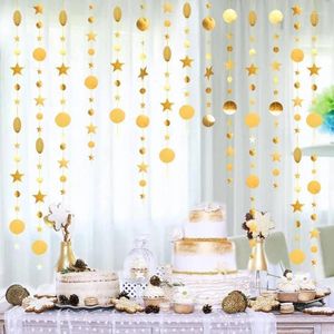 Flores decorativas doradas twinkle little star eid fiesta guirnal