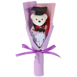 Decoratieve bloemen afstuderen Bear Bouquet Tante Oom Geschenken Cartoon Chic Doekje Gift