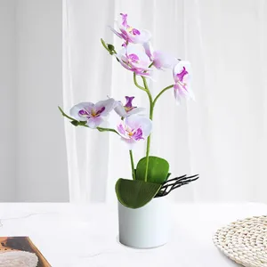 Decoratieve bloemen Grote orchidee Kunstmatige Bonsai Draagbare simulatie Bloem Home Decor