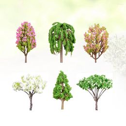 Fleurs décoratives, jouets verts, Simulation d'arbre, Mini arbres, décorations de jardin, variété pour Micro paysage