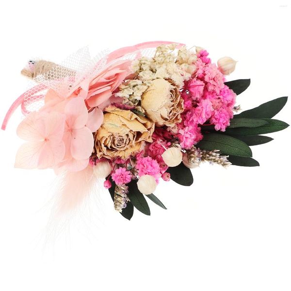 Flores decorativas decoraciones de novios de boda artificial ramoraje de flores para suministros mini ramo seco novia decorar