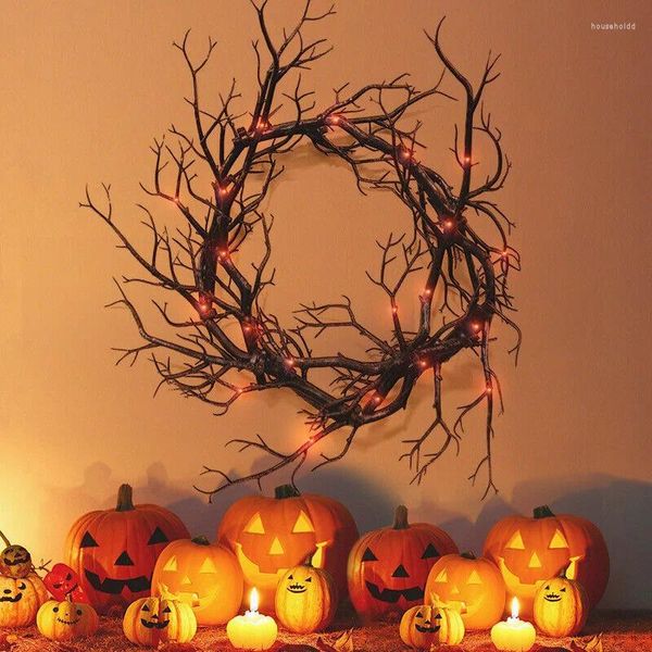 Flores decorativas Ramas muertas Halloween Luces LED LED SIMULA