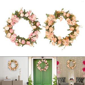 Decoratieve bloemen hangende Camellia Bud krans Decor Garland voor bruiloft binnen buiten herfst