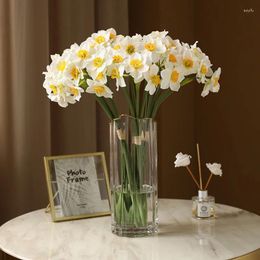 Fleurs décoratives de haute qualité 6pcs / pes