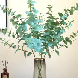 Decoratieve bloemen hoogwaardige eucalyptus fleur artificielle kunstmatige planten voor kerstkamer decoratie Jungle Flores Artificiales