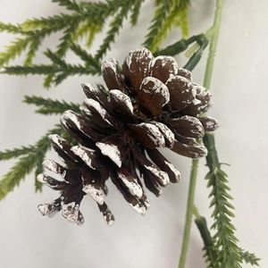 Fleurs décoratives de haute qualité PVC Décoration de Noël Festive fausse guirlande avec vigne simulée pour la fête à domicile