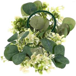 Decoratieve bloemenhouder kunstmatige flowertick slinger eucalyptus ringen centerpieces voor tafels