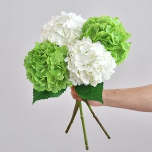 Decoratieve bloemen Home Decor Hortensia Simulatie Bloem 3D Woonkamer Nep Arrangement Tuindecoratie Bruiloft