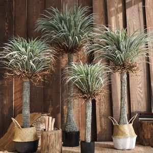 Decoratieve bloemen Home Decor Marokkaanse Dragon Blood Tree Tequila Simulatie Large Plant Bonsai Kerst ornamenten Aldniercadeaus