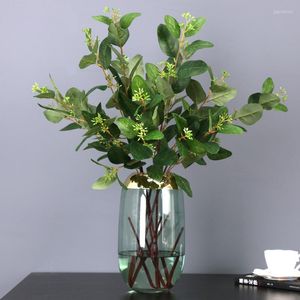 Decoratieve bloemen Home Decoratie Accessoires Fake Groen Slaapkamer Decor Plastic Diy Plants Wall Wedding Party Artificial Flower 1pc