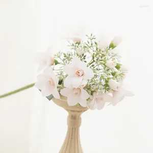 Fleurs décoratives hortensia branche artificielle Bouquets de soie couronne maison mariage salon Table décoration faux accessoires floraux cadeaux