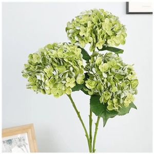 Fleurs décoratives hortensia artificielles pour accessoires graphiques, décoration de fête de mariage, cadeau d'anniversaire, Bouquet de mariée, décoration de maison