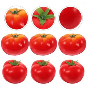 Fleurs décoratives imitation tomate Vegetal artificiel faux modèles accessoires réalistes décorations de tomates cerises