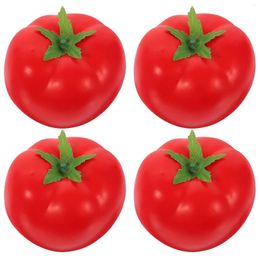 Fleurs décoratives imitation tomate faux modèles de légumes simulation artificielle simulées légumes en mousse accessoires tomates plantes fruitières