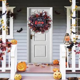 Decoratieve bloemen indoor outdoor Halloween slinger feest decoraties krans deur raam decor voor spookhuis spooky