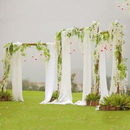 Fleurs décoratives JAROWN Wisteria arc de mariage artificiel bricolage décor fête Festival jardin plante suspendue vigne