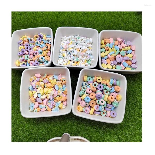 Flores decorativas Kawaii Flat Back Resin Donut Popsicle Cabochons Cartoon Heavy Head Ice Cream Accesorios Flatback Accesorios Diy Centro de arco para el cabello