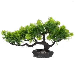 Decoratieve bloemen landschap model bomen sashimi decoratie binnen kunstplanten sushi plaat ornament