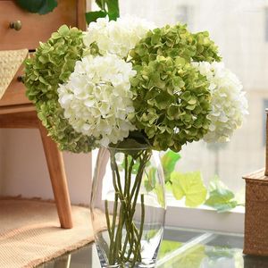 Grandes fleurs décoratives hortensia artificielles, tige longue de 70 Cm, pour la décoration de la maison, Bouquet de mariée, arrangements floraux de mariage