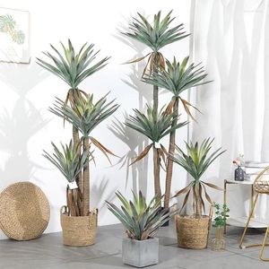 Decoratieve bloemen Grote ingemaakte kunstplantendecoratie Amerikaanse groene planten Nepboom Home Decor Tuin Buiten Agave