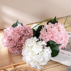 Decoratieve bloemen Latex Film Hydrangea Real Touch Artificial For Home Living Room Decoratie Bridal Bouquet Wedding Flower Arrangement