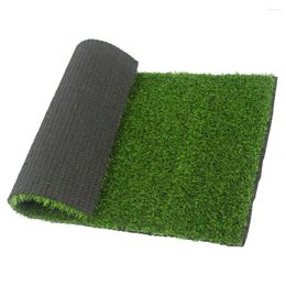 Fleurs décoratives pelouse tapis tapis artificiels entrée d'herbe carpet plancher faux plastique extérieur pied vert
