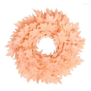 Fleurs décoratives feuilles de tilleul guirlande de noël réaliste réaliste couleur vive cadeau Durable décoration de la maison extérieur intérieur