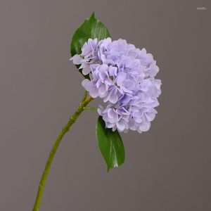 Decoratieve bloemen MBF Hoogwaardige kunstmatige Hydrangea Bloem voor kamer huisdecoratie diy bruiloft bloemen arrangement nep zijden