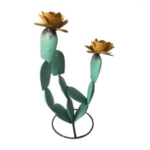 Decoratieve bloemen metalen cactus smeedijzeren tuin decoratie binnenplaats Outdoor ornamenten kunstmatige planten thuisbenodigdheden #45