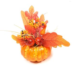 Decoratieve bloemen Mini kunstmatige pompoen Halloween -decoratie voor thuis herfst oogst Thanksgiving ornament -rekwisieten