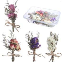 Decoratieve Bloemen Mini Gypsophila Gedroogde Bloem Roos Vergeet Niet Me Natuurlijke Droge Bruiloft Bouquest Plant DIY Craft Gift Card Box Decoratie