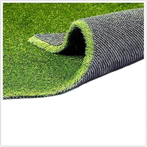 Fleurs décoratives gazon artificiel miniature 7FTX15FT (105 pieds carrés) synthétique pour tapis extérieur décoration tapis de pelouse plante verte